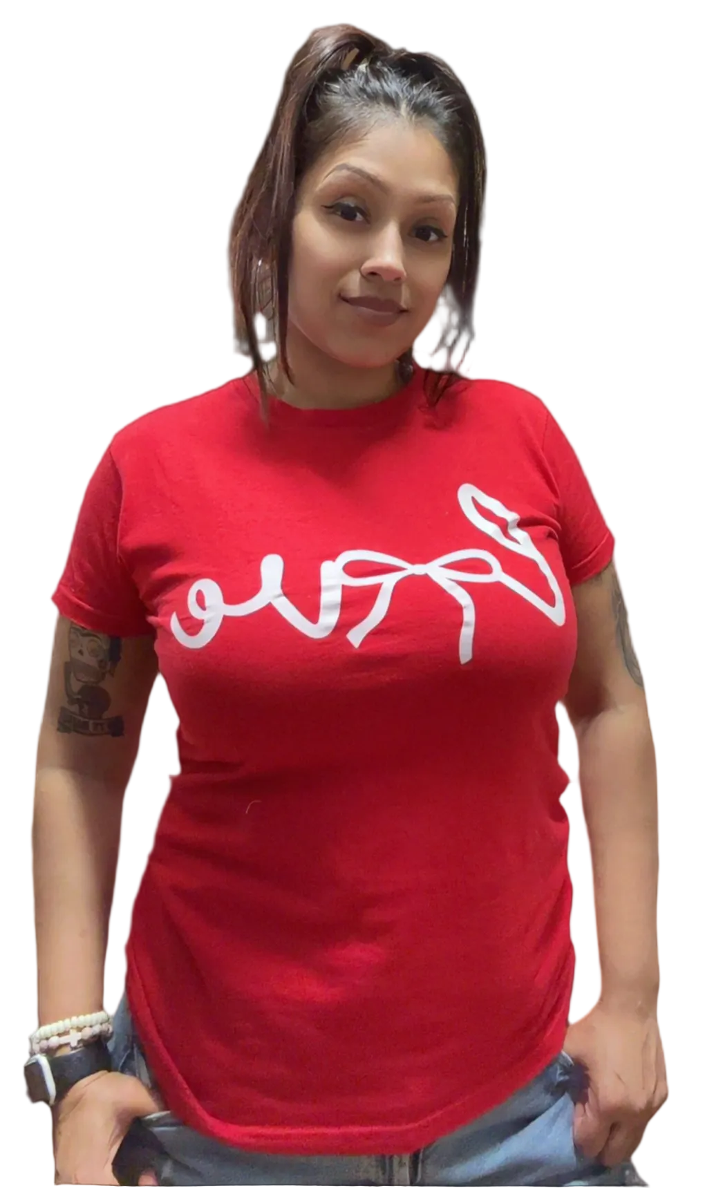 Love Ribbon women’s tee