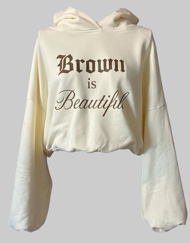 Brown is Beautiful Women’s cropped hoodie